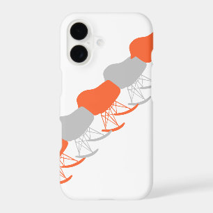 Motif gris du milieu du siècle Silhouette