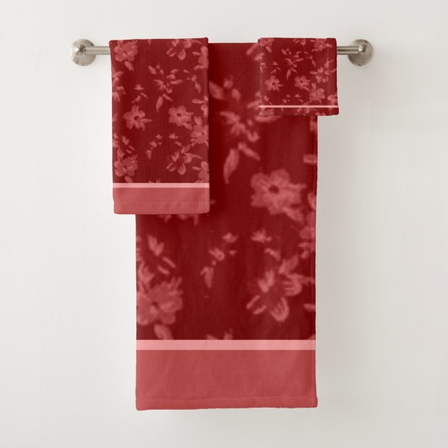 Motif gris rouge profond (En situation)