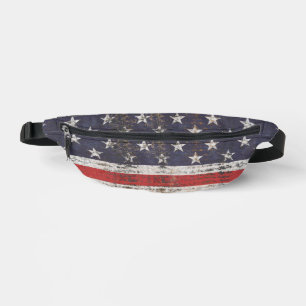 Motif Grunge Patriotique Étoiles et Bandes