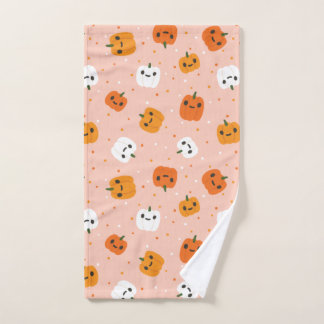 Motif Halloween avec aquarelle et Motif rose