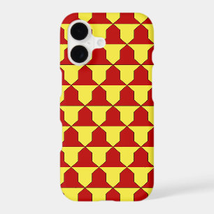 Motif héraldique médiéval rouge jaune Ferrer Derby