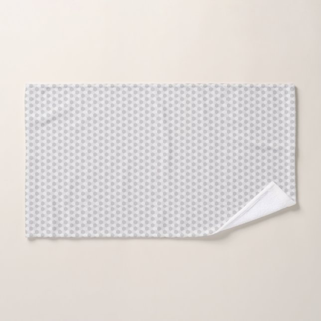 Motif Hexagone (Serviette à main)