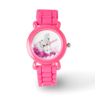 motif hippique raffiné, montre à cheval