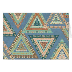 Motif indien tribal   bleu extérieur de Geo X