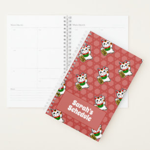 Motif japonais Maneki Neko