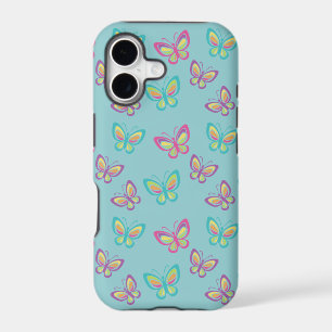 Motif joli papillon bleu