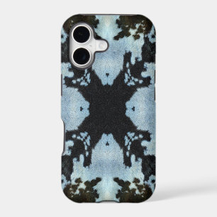 Motif kaléidoscope de cuir de vache