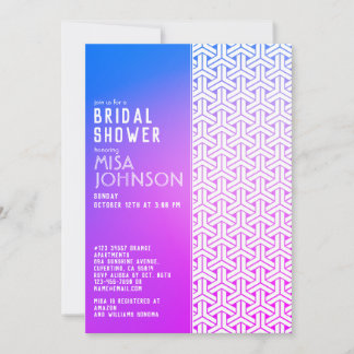 Motif KIMONO | Invitations baby shower