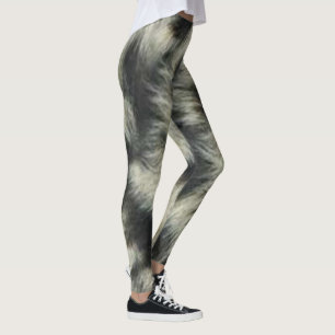 Motif Léopard de neige Imprimer Leggings