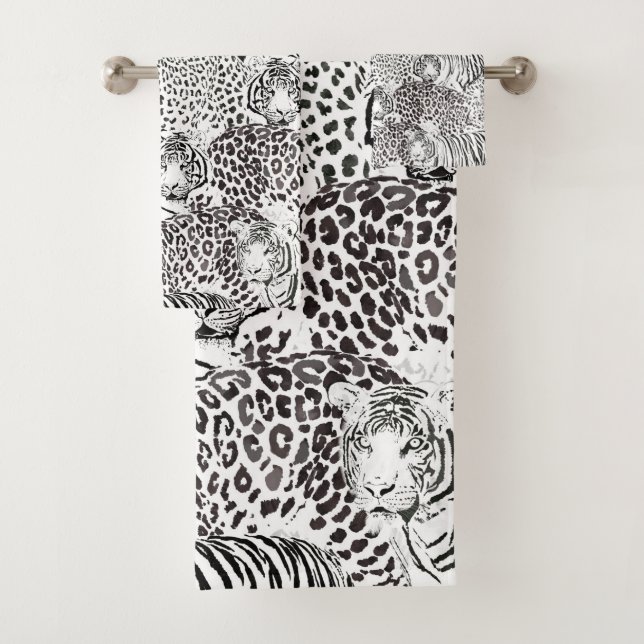 Motif Léopard Noir Tigre Animaux (En situation)