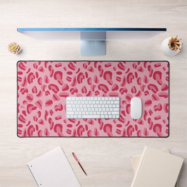 Motif léopard rose (Bureau 1)