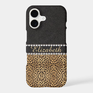 Motif Léopard Strass Diamants Monogramme