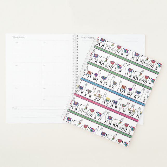 Motif Llama Stripe (Devant avec enveloppe)