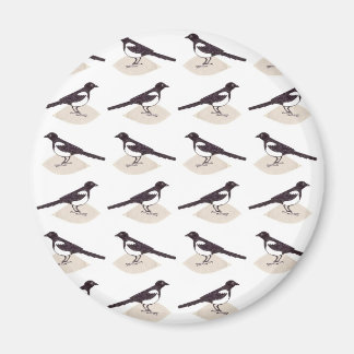 Motif Magpies - aimant
