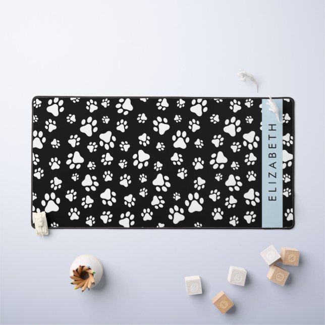 Motif mâle, Patrouilles de chien, Noir et Blanc, V (Tableau pour enfants)