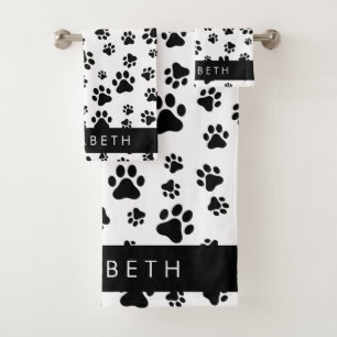 Motif mâle, Patrouilles de chien, Noir et Blanc, V