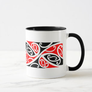 Motif maori 1 de Kowhaiwhai - tasse