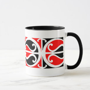 Motif maori 3 de Kowhaiwhai - tasse