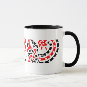 Motif maori 4 de Kowhaiwhai - tasse