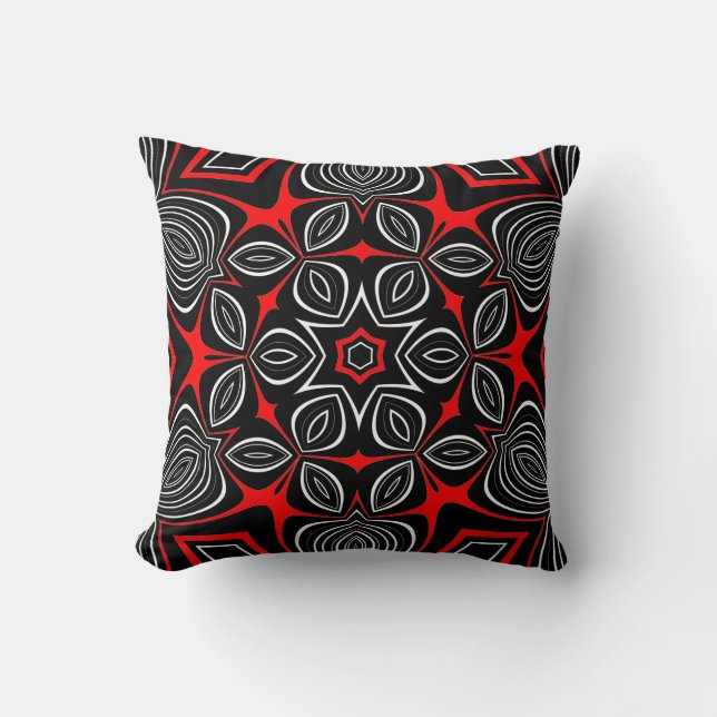 motif maori bwr coussin (Recto)