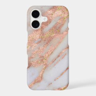 Motif marbré strié rose et blanc féminin