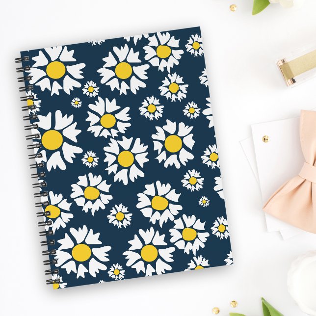 Motif marguerrier, motif floral, marguerites blanc (Créateur téléchargé)