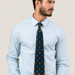Motif marocain Bleu Cravate élégant cadeau homme
