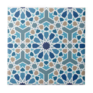 Motif marocain en carreaux