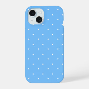 Motif maya bleu et blanc à pois 