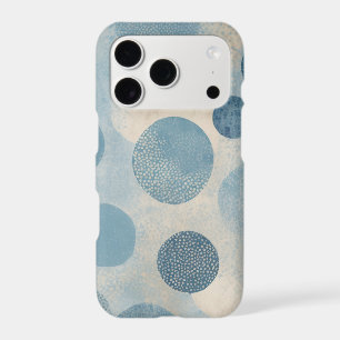 Motif mélangeur à points organiques bleu poussiére