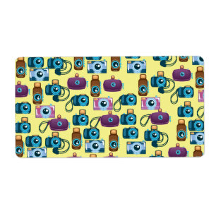 Motif mignon d'appareils photo