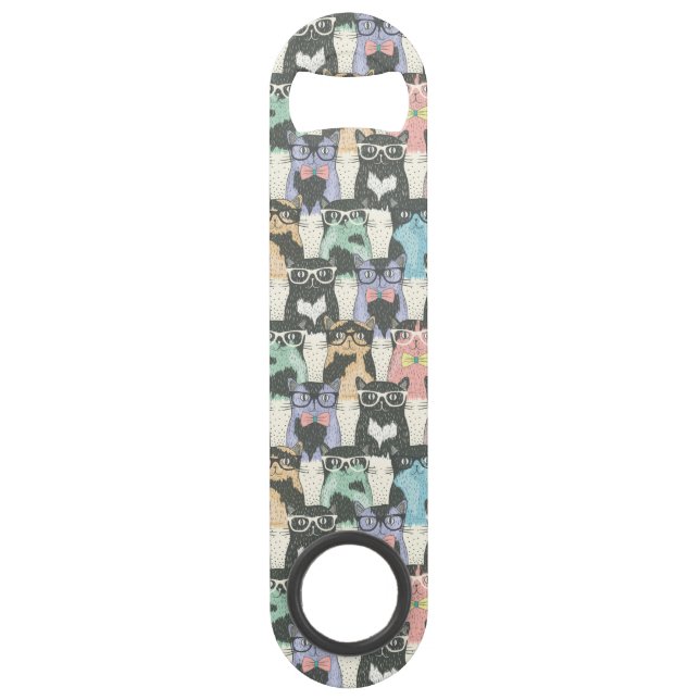 Motif mignon de chats de hippie (Devant)