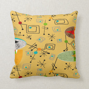 Motif moderne #91 d'ovales de coussin de la moiti