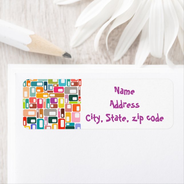 Motif moderne du milieu du siècle (En situation)