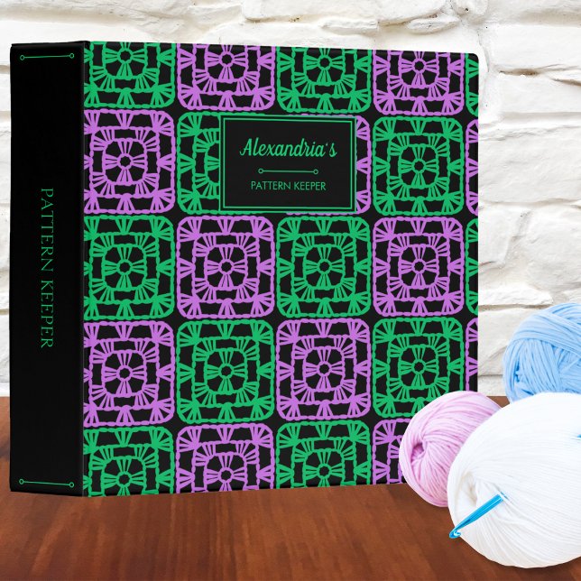 Motif moderne Keeper Crochet et Classeur Knit (Créateur téléchargé)