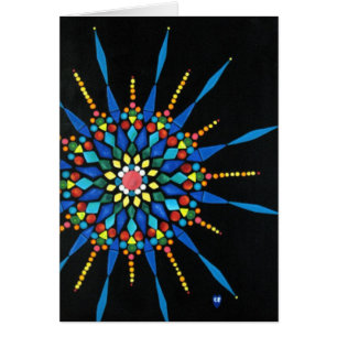 Motif Mosaic Gemstones, Votre message, cartes