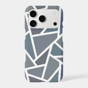 Motif mosaïque bleu-gris