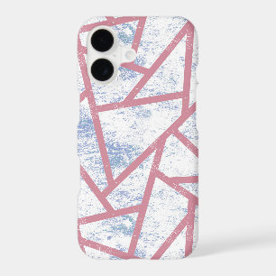 Motif mosaïque rose et bleu
