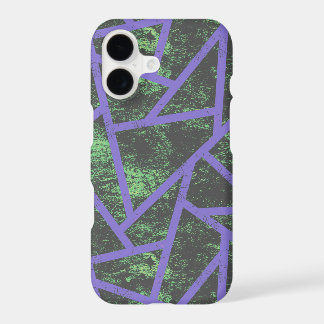 Motif mosaïque violet et vert