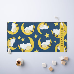 Motif mouton, Mouton dormant, Lune, Votre Nom