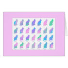 Motif multicolore de chats de remous d'abrégé sur