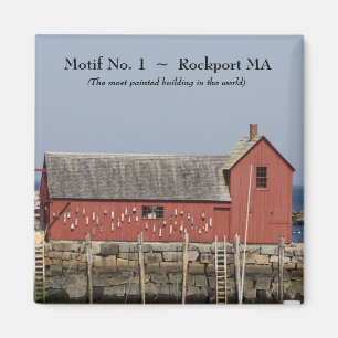 Motif No. 1 ~ Rockport MA Magnet