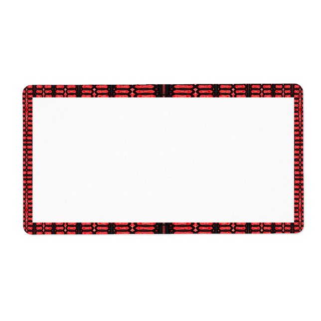 motif noir rouge (Devant)