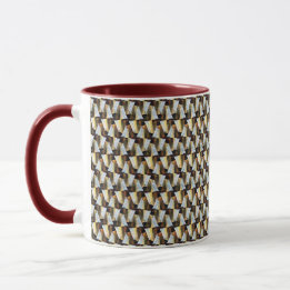 motif numérique Abstrait 1215 - Café Mug