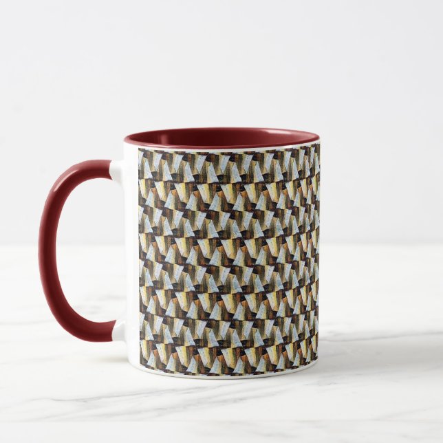 motif numérique Abstrait 1215 - Café Mug (Gauche)
