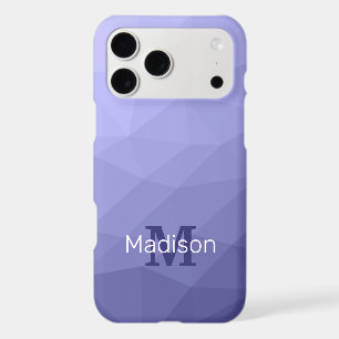 Motif ombré en maille violette bleue violet monogr