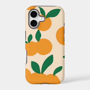 Motif Oranges De Fruits Citriques De Style Moderne