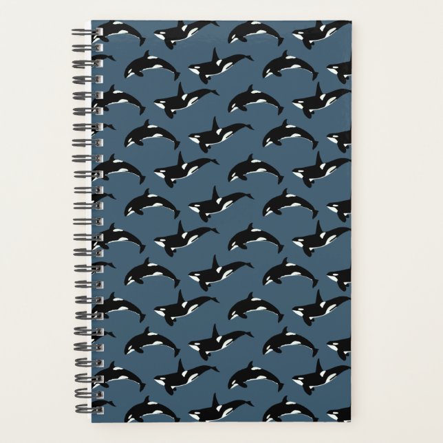 Motif Orca : Bleu Foncé (Devant)