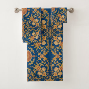Motif Oriental Turc Persan bleu vintage