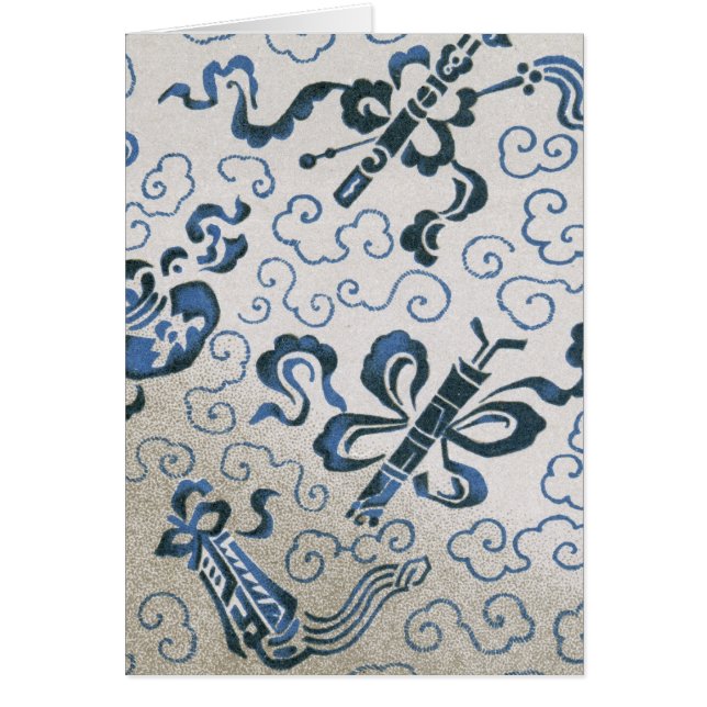 Motif ornemental chinois de textile (Devant)